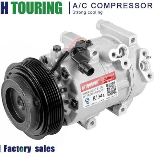 DV16 AC Compressor & A/C Clutch For Car Kia Rondo 2.4L 2009 2010 2011 977012P310 97701-2P310 6PK