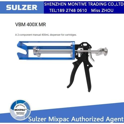 SULZER COX VBM 400X MR A 2-Component Manual 400mL Dispenser For Cartridges Save Pressure Industrial Gun Cartridge Sealant Durabl