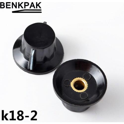 K18-2 WTH118 WX112 WX111 bakelite knob potentiometer hat copper core 6MM ear hole