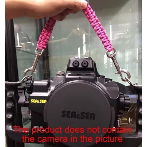 Diving camera, manual weaving, lifting, anti dropping, underwater photography tool accessories, stainless steel buckle