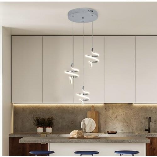 Gold chrome plating Modern led Chandelier lighting chandelier in the living room bedroom Kitchen Indoor lighting hanging lights