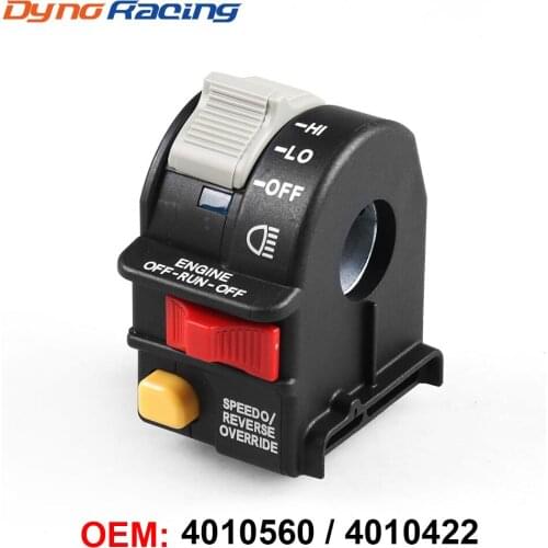 ATV Handlebar Far And Near Light Kill Stop Switch For Polaris Sportsman Magnum 01-05 Motorcycle Switch 4010560 4010591