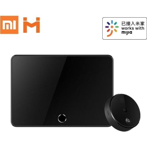 Xiaomi Xiaobai Smart Camera Doorbell Cat Eye Infrared Night Vision Face Detector AI Human Detection LCD Display for Mi Home APP