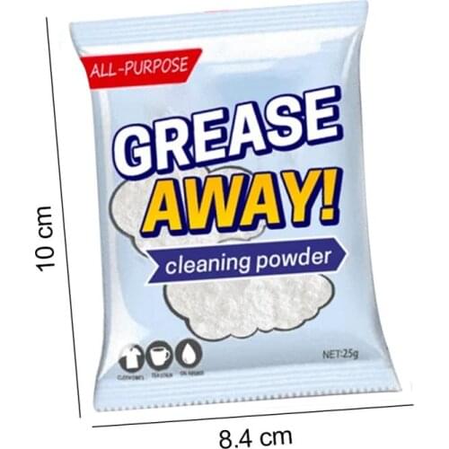 Grease Away Powder Cleaner All-purpose Cleaning Powder Degreaser Dirt And Stubborn Stains Remover Kitchen Cleaning Supplies