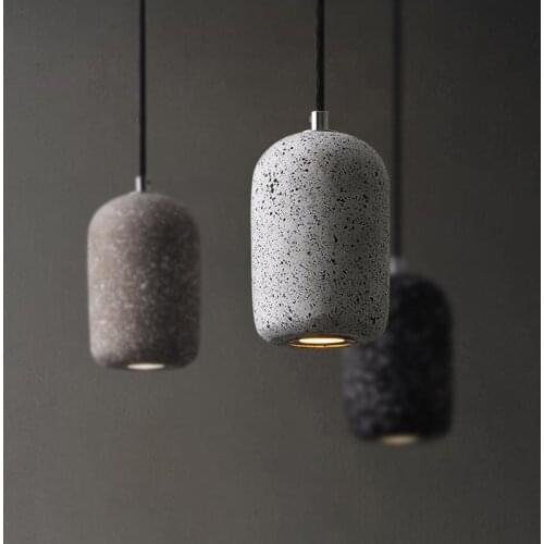 Modern Cement Pendant Light Fixtures Kitchen Hanging Lamps Industrial Lamp Dining Room Lights Home Decor Suspension Luminaire