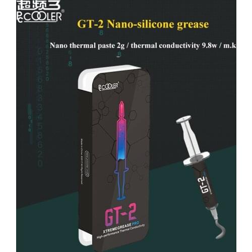 Pccooler GT-1 GT-2 2g 4g 8g Thermal Grease 9.8W/MK Thermal Paste For Processor CPU Cooler GPU Radiating Graphics Card Cooling