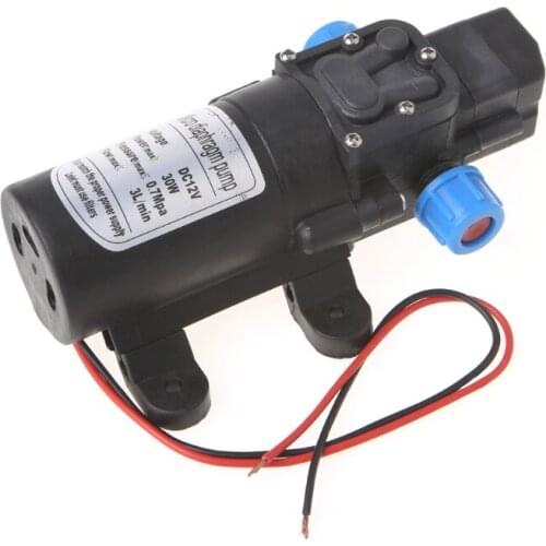 W3JE DC 12V 30W 0142 Motor High Pressure Diaphragm Water Self Priming Pump 3L/Min
