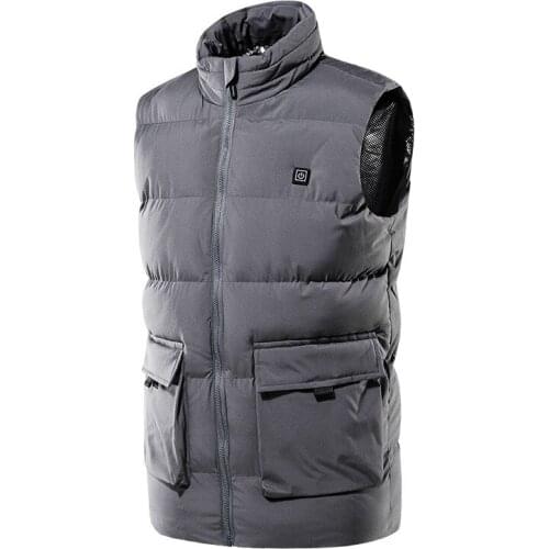 Outdoor Fishing Vest for Men Winter Smart Heating Warm Vest for Hunting Camping Waterproof Anti-static Clothes