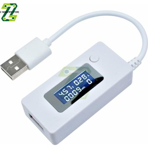 LCD USB Current Voltage Charging Tester Charger Voltmeter Ammeter Monitor Detector With USB Extension Cable