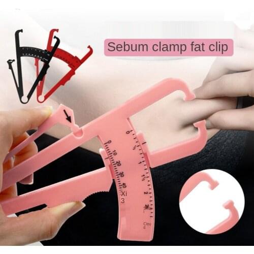 1 Pcs Portable Personal Body Fat Caliper Fat Thickness Measurement Sebum Forceps Sebum Caliper Fitness Clip Fat Measurement Tool