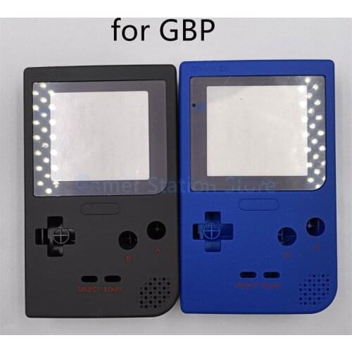 10sets Rubber skin plastic shell Replacement Repair Full Shell Housing Case Cover For Game Boy Pocket for GBPaccessories