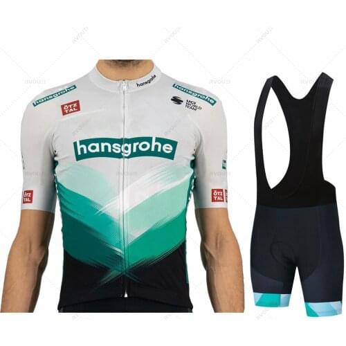 2021 Maglia New Team Boraful Hansgrohe Ropa Ciclismo Hombre Summer Cycling Jersey Breathable Short Sleeve Cycling Clothing