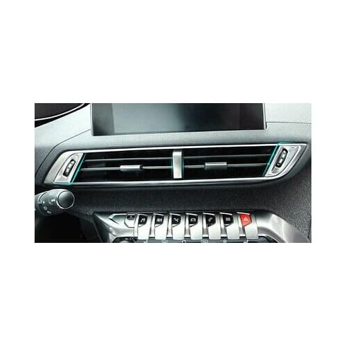 3* Inner Middle Console Air Condition Vent Cover For Peugeot 3008 GT 2016 - 2019