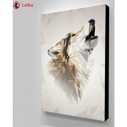 5 d diamond mosaic Abstract animal art, wolf For Living Room Home Decor diamond Painting embroidery mosaic
