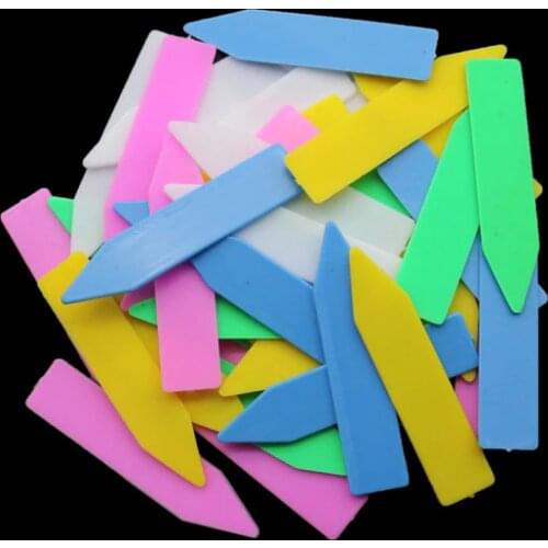 500pcs Garden Labels Plastic Flower Seeds Gardening Tools Garden Decoration Tips Card Stickers Nursery Greenhouse Signage
