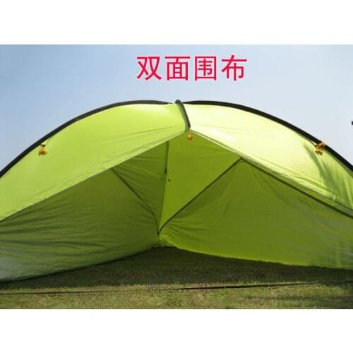 Large outdoor canopy pergola shade canopy beach tent awning 3 side walls option UV coating Family tent 5-8 people use Breathable