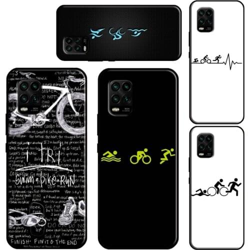 Triathlon Tri Life Phone Case For Xiaomi Mi 10T Pro 9 10 11 Lite Ultra A3 POCO F3 F1 F2 M3 Pro X3 Soft Cover