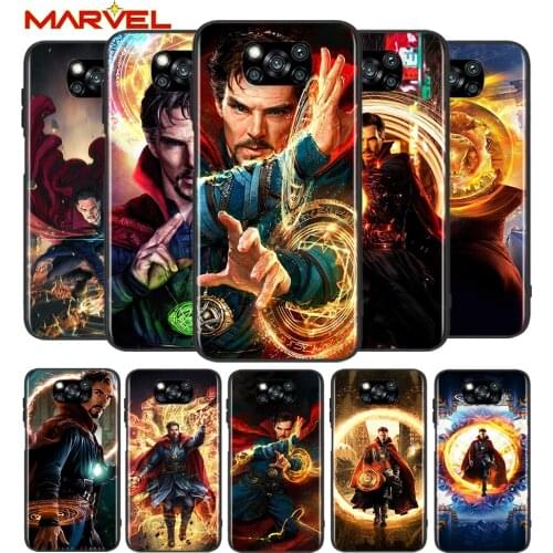 Doctor Strange Marvel hero for Xiaomi Poco X3 NFC X2 M3 M2 F2 F3 Pro C3 F1 A2 Lite Mix3 Play Silicone Soft Black Phone Case