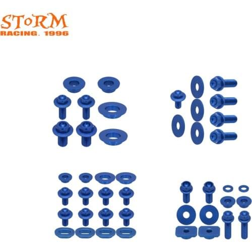 CNC Motorcycle Blue Seat Side Panels Rear Front Fender Radiator Shrouds Screw For Yamaha YZ250F 250F 250 F YZF250 YZ-F250 10-13