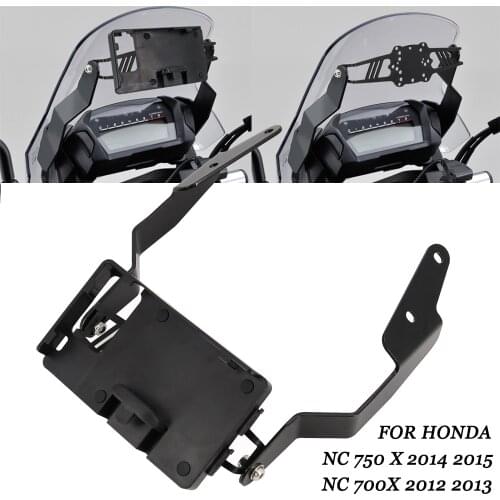 For HONDA NC750X NC 750 X 2014 2015 NC 700 X NC700X 2012 2013 Motorcycle GPS Mount Mounting Adapter Holder Bracket