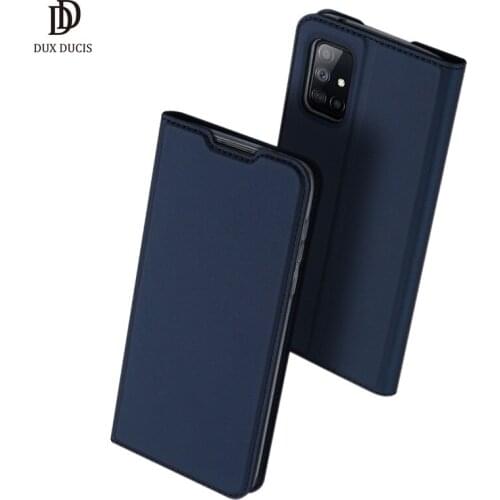 Dux Ducis Skin Pro Series Flip Wallet Business Leather Case For Samsung Galaxy A71 5g Case 6.7" Cover With Card Slot Accessories