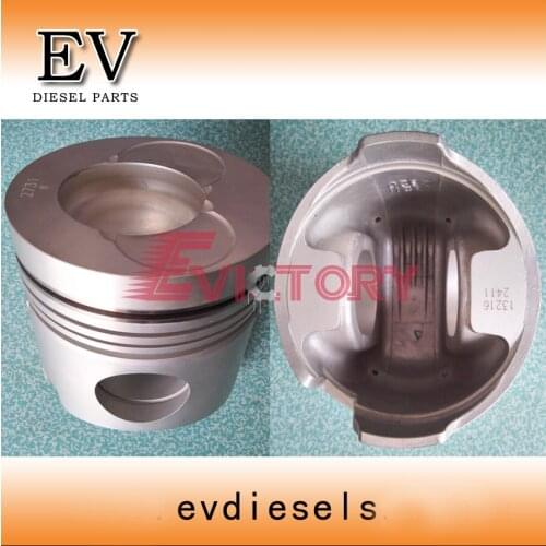 EV For Hino Truck M10C M10CT Piston 13216-2411 13216-2070 and piston ring 13011-2250 cylinder liner