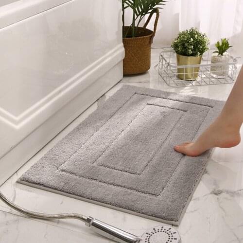 Microfiber Bathroom Mats And Rugs Anti Slip Bath Carpets For Living Room Kitchen Floor Super Absorbent Bathtub Floor Mat 60x90cm