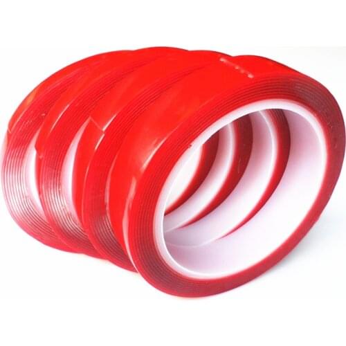 3M red double-sided adhesive tape High strength Acrylic gel transparent no traces Stickers for auto interior fixed