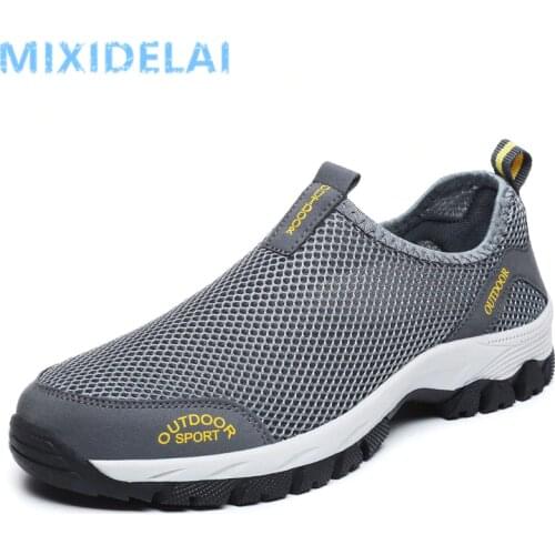 2020 Summer Casual Mens Shoes Mesh Breathable Shoes Men Light Comfortable Soft Outdoor Sneakers Zapatillas Hombre Big Size 39-48