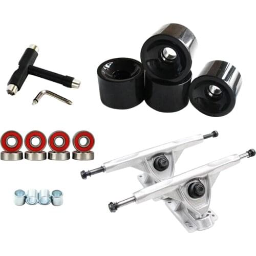 Alloy Skateboard Truck 7 inch ABEC-11 Bearing Longboard Skate Board Wheel Wrench Repair T-Tool Assembly Multitools Assemble Part