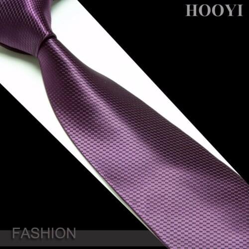 HOOYI Stripe Neck Ties for Men Tie Business Necktie Microfiber Wedding Party Gift