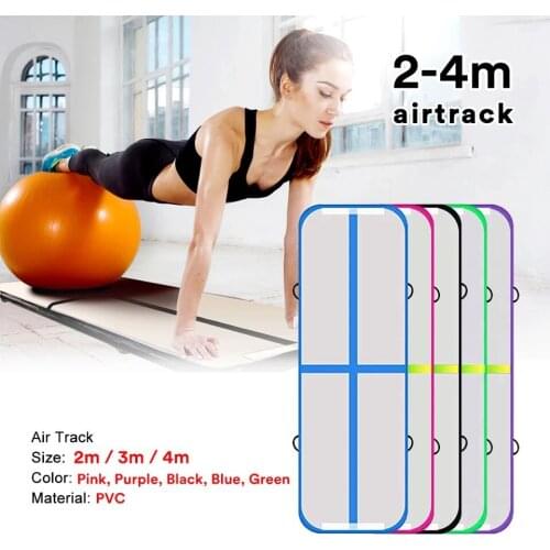 10ft Inflatable Gymnastics Airtrack Tumbling Mat Air Track Floor Mats for Home Use/Training/Cheerleading/Beach/Park and Water