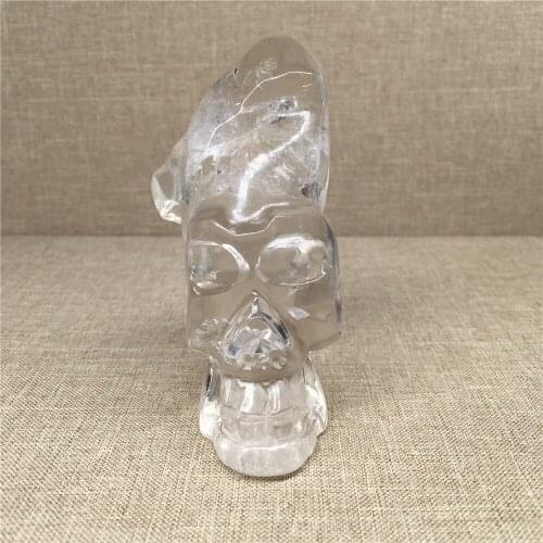 Natural quartz crystal skull for sale Stones and crystals home decoration decorative crystal crania