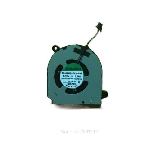New Laptop CPU Cooling Fan for DELL Latitude 13 5300 2-in-1 Fan 0KC1WR SUNON EG50040S1-CF50-S9A KC1WR