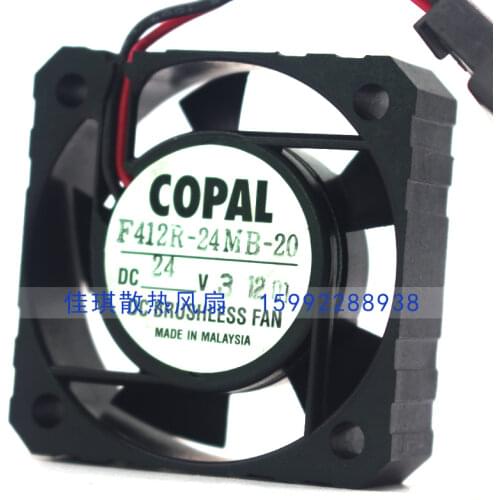 Original 4012 24V Model COPAL-F412R-24MB-20 Cooling fan