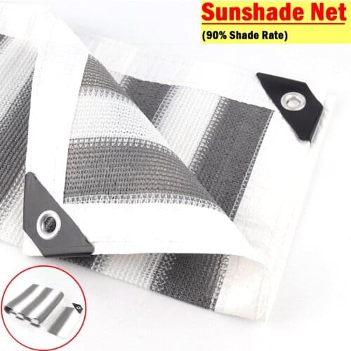 Customize HDPE Sunshade Net Balcony Safty Privacy Nets Garden Patio Sun Canopy Outdoor Succulent Plants Shelter Car Shading Net
