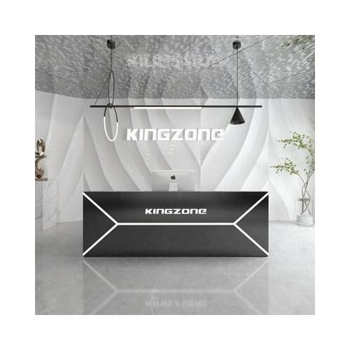 Modern technology sense stainless steel bar clothing store barber shop cash register dance studio company front desk