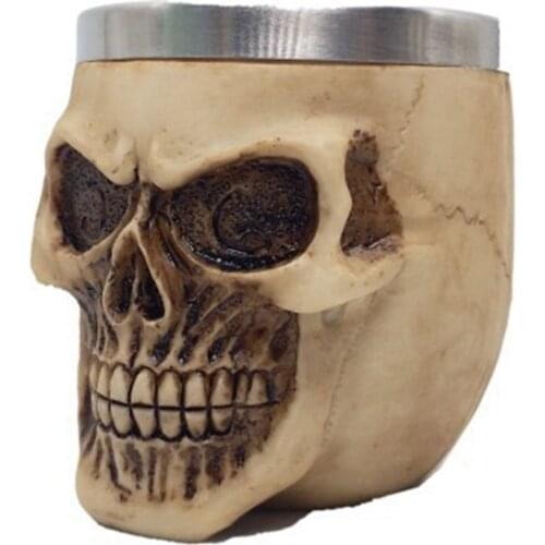 1Pcs Gothic Style Halloween Decoration Skeleton Cup Beer Man Gift 3D Knight Warrior Skull Mug