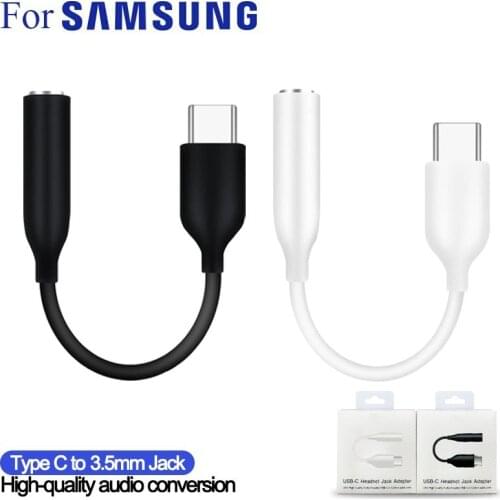 Type C To 3.5mm Jack Audio Adapter For Samsung S21 S20 FE Note 20 Ultra Note10 Plus USB C To Earphone Charger Connector Splitter