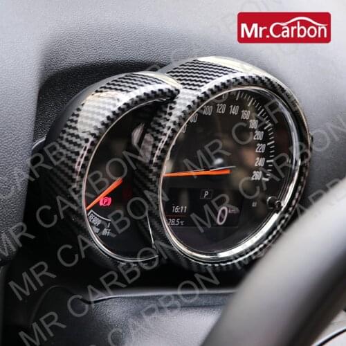 Car Tachometer Decorative Cover For BMW MINI ONE CooperS F54 F55 F56 F57 F60 ABS Plastic Carbon Style Modification Accessories