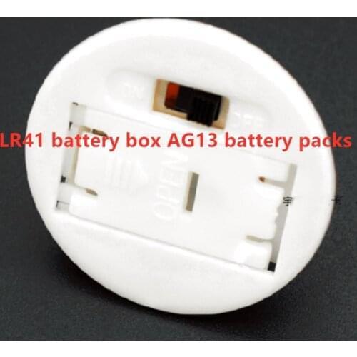 50pcs Battery box button battery electronics AG13 LR44 3 batteries with switch sliding door shell 4.5v battery compartment