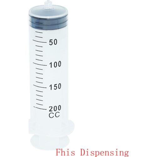 Large Plastic 200ml Syringe +120cm (47in) andy plastic Tubing Pack of 1