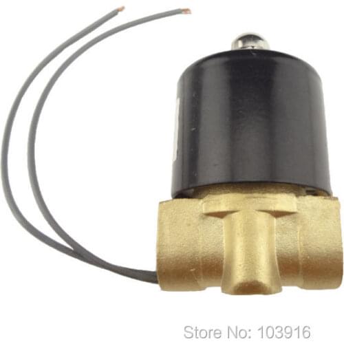 1/4" New DC 12V Electric Solenoid Valve for Air Water Gas Diesel