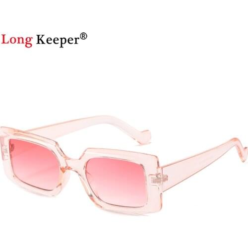 INS 90s Narrow Sunglasses Women Luxury Brand Travel Shades Sun Glasses Vintage Square Oculos Lunette De Soleil Femme Pink Blue