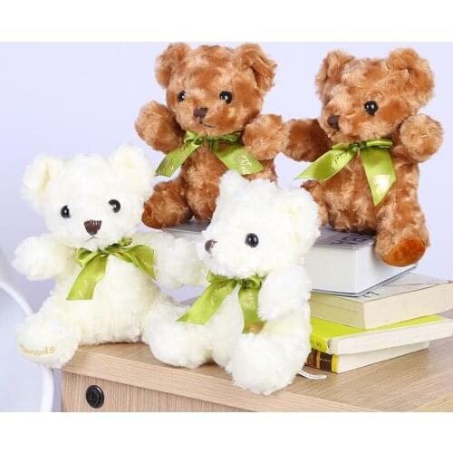 20cm Cute Stuffed Plush Bear Toys Kids Lovely Soft Plush Animal Dolls Toys Children Birthday Gifts