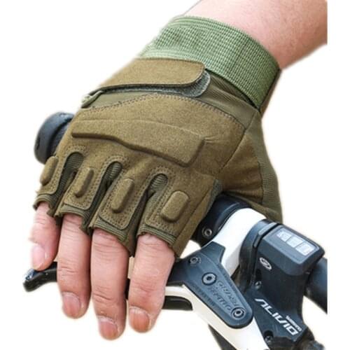 Military Army Tactical Gloves US Army Hand Glove Bicycle Sport Mittens Fitness Motorcycle Driving Weights Gym Fingerless Gloves