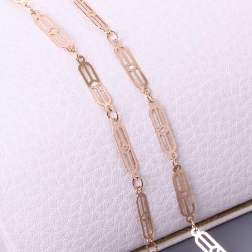 DIY necklace chain jewelry found hollow pattern handmade material bulk necklace components elegant chain