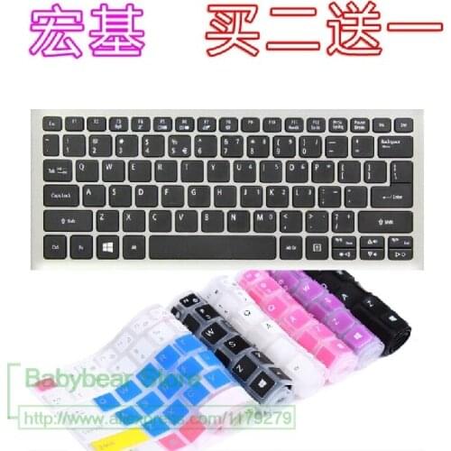 Silicone Keyboard Cover Skin Protector For Acer Aspire Switch 11 V5-122P V5-122 V5-132P E11 E3-111 V3-371 Es1-311