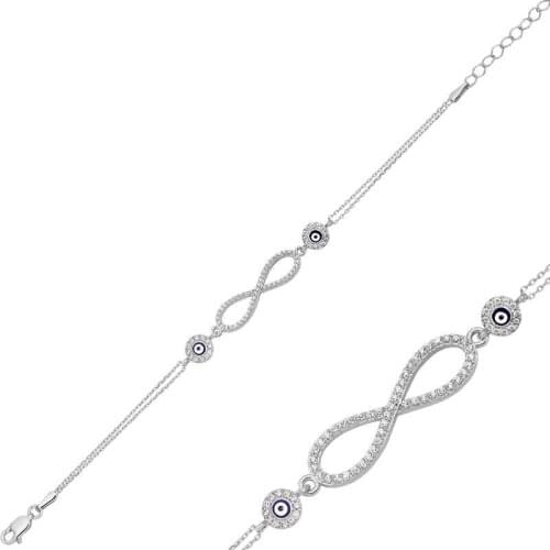Tevuli 925 Sterling Silver Infinity Ladies Bracelet
