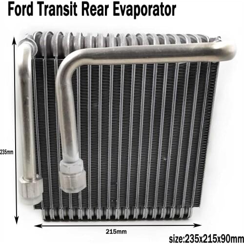 ShenDi YaTe Auto AC Car / automotive air conditioning evaporator core for Ford Transit rear evaporator 00-08 years 215*235*90mm
